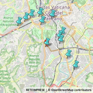 Mappa Via Circonvallazione Gianicolense, 00151 Roma RM, Italia (2.33583)