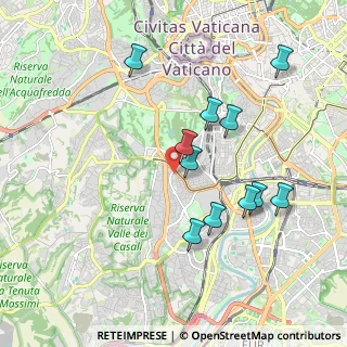 Mappa Via Circonvallazione Gianicolense, 00151 Roma RM, Italia (1.95455)