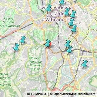 Mappa Via Circonvallazione Gianicolense, 00151 Roma RM, Italia (2.72417)