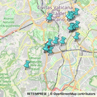 Mappa Via Circonvallazione Gianicolense, 00151 Roma RM, Italia (2.09647)