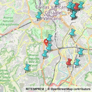 Mappa Via Circonvallazione Gianicolense, 00151 Roma RM, Italia (3.25211)