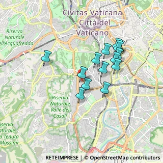 Mappa Via Circonvallazione Gianicolense, 00151 Roma RM, Italia (1.62929)
