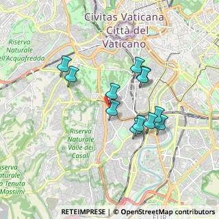 Mappa Via Circonvallazione Gianicolense, 00151 Roma RM, Italia (1.5925)
