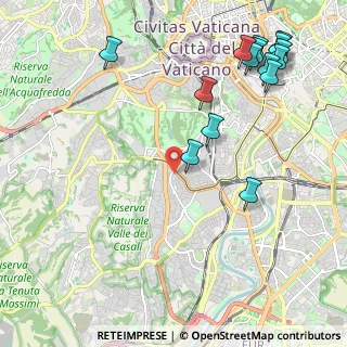 Mappa Via Circonvallazione Gianicolense, 00151 Roma RM, Italia (2.87533)