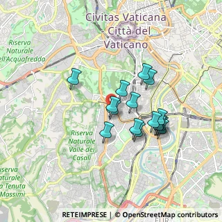Mappa Via Circonvallazione Gianicolense, 00151 Roma RM, Italia (1.50438)