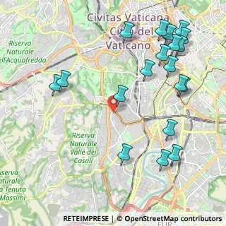 Mappa Via Circonvallazione Gianicolense, 00151 Roma RM, Italia (2.7765)