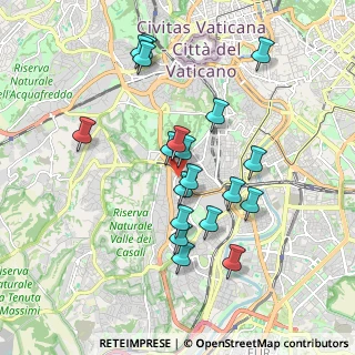 Mappa Via Circonvallazione Gianicolense, 00151 Roma RM, Italia (1.83211)