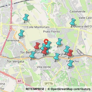 Mappa Via Milena, 00133 Roma RM, Italia (1.86929)