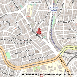 Mappa Via di Donna Olimpia, 240, 00152 Roma, Roma (Lazio)