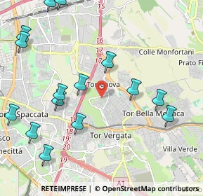 Mappa Via Esperide, 00133 Roma RM, Italia (2.718)