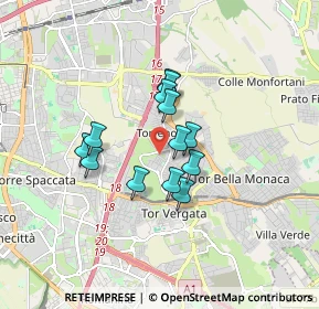 Mappa Via Esperide, 00133 Roma RM, Italia (1.27615)