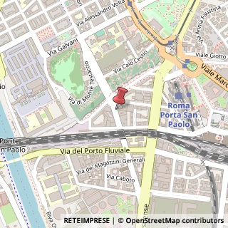 Mappa Via delle Conce, 20, 00153 Roma, Roma (Lazio)