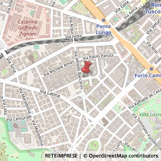 Mappa Via Benedetto Varchi, 10, 00179 Roma, Roma (Lazio)