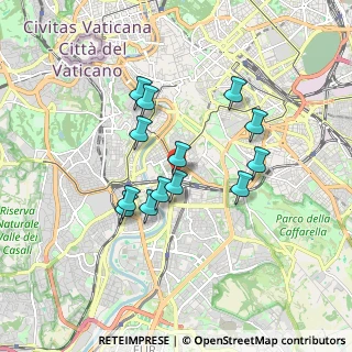 Mappa Via Francesco Carletti, 00154 Roma RM, Italia (1.53769)