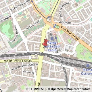Mappa Via Ostiense, 61, 00154 Roma, Roma (Lazio)
