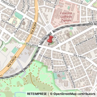 Mappa Via Latina, 57, 00179 Roma, Roma (Lazio)