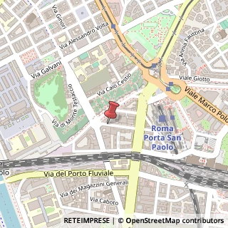 Mappa Via dei Conciatori,  19, 00154 Roma, Roma (Lazio)