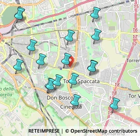 Mappa Via Antonio Sebastiani, 00172 Roma RM, Italia (2.22)