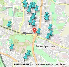 Mappa Via Vincenzo Menasi, 00172 Roma RM, Italia (1.13)