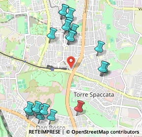 Mappa Via Antonio Sebastiani, 00172 Roma RM, Italia (1.308)