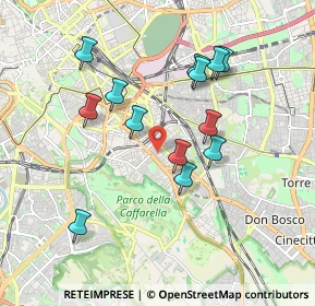 Mappa Via del Pastore Faustolo, 00181 Roma RM, Italia (1.81615)