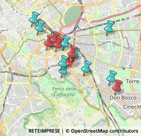 Mappa Via del Pastore Faustolo, 00181 Roma RM, Italia (1.646)