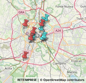 Mappa Via del Pastore Faustolo, 00181 Roma RM, Italia (5.055)