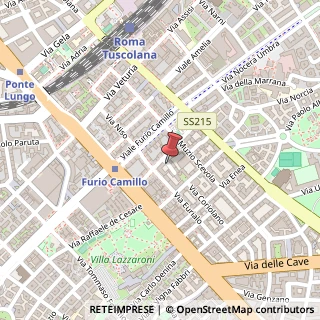 Mappa Via del Pastore Faustolo, 4, 00181 Roma, Roma (Lazio)