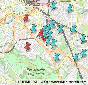 Mappa Via del Pastore Faustolo, 00181 Roma RM, Italia (0.9605)