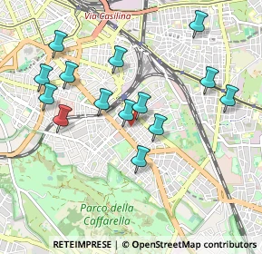 Mappa Via del Pastore Faustolo, 00181 Roma RM, Italia (1.01214)