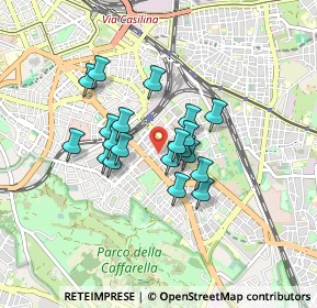 Mappa Via del Pastore Faustolo, 00181 Roma RM, Italia (0.66)