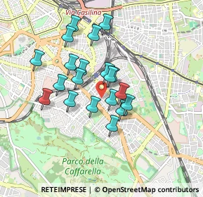 Mappa Via del Pastore Faustolo, 00181 Roma RM, Italia (0.759)