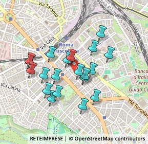 Mappa Via del Pastore Faustolo, 00181 Roma RM, Italia (0.41)