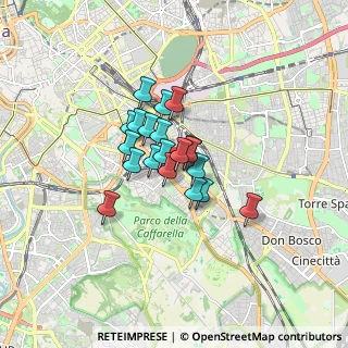 Mappa Via del Pastore Faustolo, 00181 Roma RM, Italia (1.0715)
