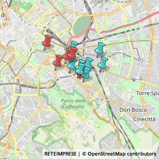 Mappa Via del Pastore Faustolo, 00181 Roma RM, Italia (1.025)