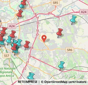 Mappa Via di Tor Bella Monaca, 00133 Roma RM, Italia (6.449)