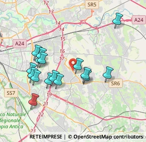 Mappa Via di Tor Bella Monaca, 00133 Roma RM, Italia (3.85813)
