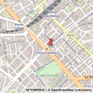 Mappa Viale Furio Camillo,  12, 00181 Roma, Roma (Lazio)