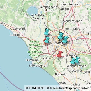 Mappa Via Carlo Perugetti, 00166 La Massimina-Casal Lumbroso RM, Italia (16.706363636364)