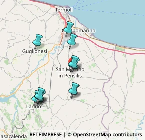 Mappa Via Tremiti, 86046 San Martino in Pensilis CB, Italia (7.24615)