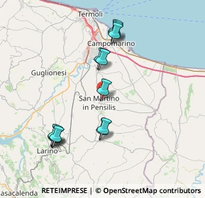 Mappa Via Tremiti, 86046 San Martino in Pensilis CB, Italia (7.94333)