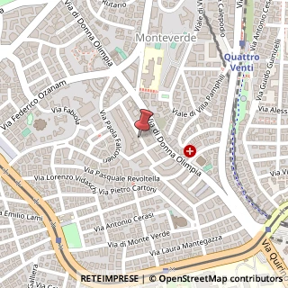Mappa Via Antonio Toscani,  26, 00152 Roma, Roma (Lazio)