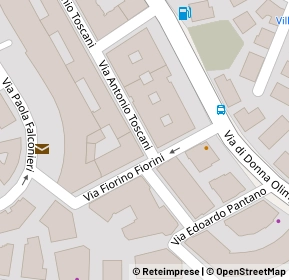 Mappa Via Fiorino Fiorini, 00152 Roma RM, Italia (0.07692)