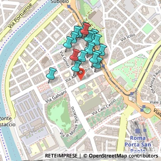 Mappa Via Galvani, 00153 Roma RM, Italia (0.2)