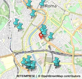 Mappa Via Galvani, 00153 Roma RM, Italia (1.2975)