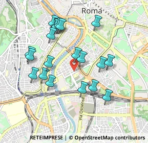 Mappa Via Galvani, 00153 Roma RM, Italia (0.9765)