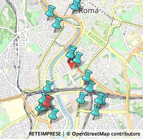 Mappa Via Galvani, 00153 Roma RM, Italia (1.182)