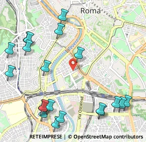 Mappa Via Galvani, 00153 Roma RM, Italia (1.4745)