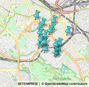 Mappa Via Imera, 00183 Roma RM, Italia (0.585)