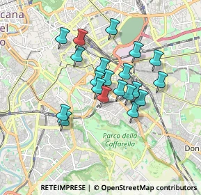 Mappa Via Imera, 00183 Roma RM, Italia (1.4395)